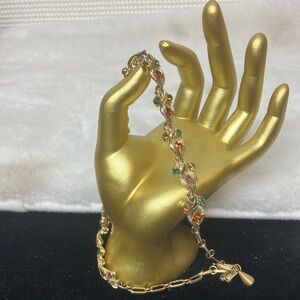 Coro rhinestone choker necklace